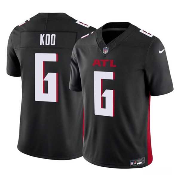 Men & Women & Youth Atlanta Falcons #6 Younghoe Koo Black 2023 F.U.S.E. Vapor Untouchable Limited Football Stitched Jersey->atlanta falcons->NFL Jersey